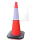 Road safety red pvc traffic cone with reflective tape